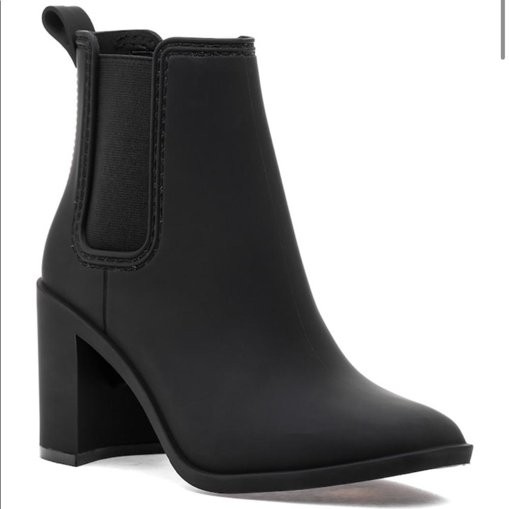 Jeffery Campbell Hurricane Black Rain Bootie